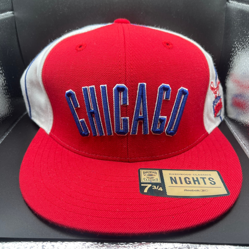 Men Retro Reebok Chicago Stags Hat Size 7 3/4